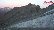 Archived webcam image showing Saas-Fee ski resort : Längfluh top station on 20 Sep 2026 at 01:45
