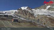 Archived webcam image showing Saas-Fee ski resort : Längfluh top station on 20 Sep 2026 at 11:45