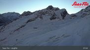 Archiviertes Webcam Bild: Saas-Fee: Bergstation Längfluhbahn am 26 Feb 2026 um 08:02 Uhr