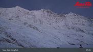 Archived webcam image showing Saas-Fee ski resort : Längfluh top station on 22 Oct 2026 at 07:36