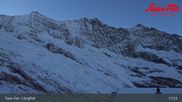 Archived webcam image showing Saas-Fee ski resort : Längfluh top station on 22 Oct 2026 at 17:36