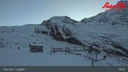 Archived webcam image showing Saas-Fee ski resort : Längfluh top station on 22 Oct 2026 at 19:36