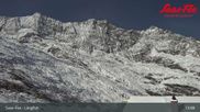 Archived webcam image showing Saas-Fee ski resort : Längfluh top station on 22 Oct 2026 at 13:36