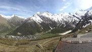 Archiviertes Webcam Bild: Blick vom Hannig auf Saas-Fee am 21.05.2026 um 16:32 Uhr
