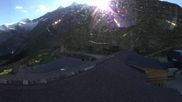 Archiviertes Webcam Bild: Blick vom Hannig auf Saas-Fee am 12.07.2026 um 18:56 Uhr