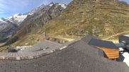 Archived webcam image showing Saas-Fee: Hannig Mountain on 20 Sep 2026 at 12:55