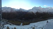 Archived webcam image showing Saas-Fee: Hannig Mountain on 22 Oct 2026 at 08:40