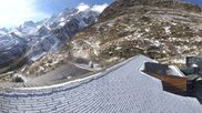 Archived webcam image showing Saas-Fee: Hannig Mountain on 22 Oct 2026 at 14:40