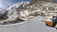 Archived webcam image showing Saas-Fee: Hannig Mountain on 22 Oct 2026 at 12:40