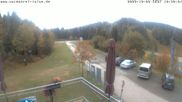 Archived webcam image showing Cross Country Skiing Center Notschrei on 9 Oct 2026 at 10:01