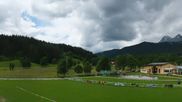 Archiviertes Webcam Bild: Ramsau am Dachstein: Blick ins WM Stadion am 06.06.2026 um 14:01 Uhr