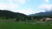 Archived webcam image showing World Cup ski stadium Ramsau on 18 Jun 2026 at 07:20