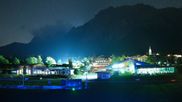 Archiviertes Webcam Bild: Ramsau am Dachstein: Blick ins WM Stadion am 12.07.2026 um 00:20 Uhr