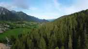 Archiviertes Webcam Bild: Ramsau am Dachstein: Blick ins WM Stadion am 26.08.2026 um 18:59 Uhr