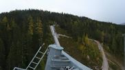 Archived webcam image showing World Cup ski stadium Ramsau on 27 Oct 2026 at 08:58