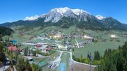 Archived webcam image showing World Cup ski stadium Ramsau on 27 Oct 2026 at 00:58