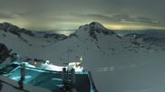 Archiviertes Webcam Bild: Panoramablick Dachstein Gletscher am 13.04.2026 um 00:36 Uhr