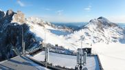 Archiviertes Webcam Bild: Panoramablick Dachstein Gletscher am 04.06.2026 um 06:11 Uhr