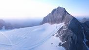 Archived webcam image showing Panoramic view over the Dachstein Glacier on 26 Jun 2026 at 04:14