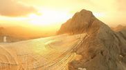 Archived webcam image showing Panoramic view over the Dachstein Glacier on 11 Aug 2026 at 06:07
