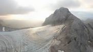 Archived webcam image showing Panoramic view over the Dachstein Glacier on 11 Aug 2026 at 07:07