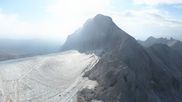 Archived webcam image showing Panoramic view over the Dachstein Glacier on 11 Aug 2026 at 08:07