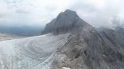 Archived webcam image showing Panoramic view over the Dachstein Glacier on 11 Aug 2026 at 10:07