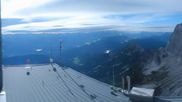 Archived webcam image showing Panoramic view over the Dachstein Glacier on 24 Sep 2026 at 00:40