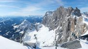 Archiviertes Webcam Bild: Panoramablick Dachstein Gletscher am 26 Feb 2026 um 14:07 Uhr