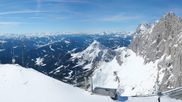 Archiviertes Webcam Bild: Panoramablick Dachstein Gletscher am 26 Feb 2026 um 12:07 Uhr