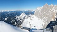Archiviertes Webcam Bild: Panoramablick Dachstein Gletscher am 27.02.2026 um 09:22 Uhr