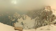Archived webcam image showing Panoramic view over the Dachstein Glacier on 24 Mar 2026 at 06:16