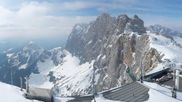 Archived webcam image showing Panoramic view over the Dachstein Glacier on 24 Mar 2026 at 14:16