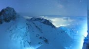 Archived webcam image showing Panoramic view over the Dachstein Glacier on 28 Mar 2026 at 04:42