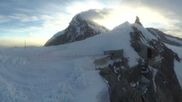 Archived webcam image showing Jungfraujoch: Panoramic View on 16 Jun 2026 at 06:50