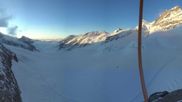 Archived webcam image showing Jungfraujoch: Panoramic View on 18 Mar 2026 at 07:51