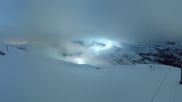 Archived webcam image showing Top Station Lauberhorn on 19 May 2026 at 02:54