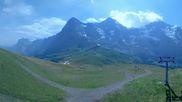 Archived webcam image showing Top Station Lauberhorn on 4 Aug 2026 at 04:36