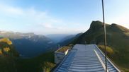 Archived webcam image showing Top Station Lauberhorn on 4 Aug 2026 at 07:36