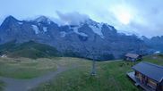 Archiviertes Webcam Bild: Wengen: Bergstation Lauberhorn am 25.08.2026 um 00:18 Uhr