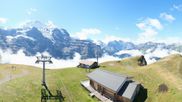 Archiviertes Webcam Bild: Wengen: Bergstation Lauberhorn am 25.08.2026 um 12:18 Uhr