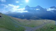 Archived webcam image showing Top Station Lauberhorn on 1 Sep 2026 at 00:40