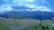 Archived webcam image showing Top Station Lauberhorn on 1 Sep 2026 at 02:40