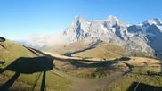 Archived webcam image showing Top Station Lauberhorn on 22 Sep 2026 at 18:17
