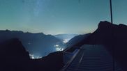 Archived webcam image showing Top Station Lauberhorn on 7 Oct 2026 at 02:42