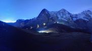 Archiviertes Webcam Bild: Wengen: Bergstation Lauberhorn am 15.10.2026 um 07:05 Uhr