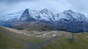 Archived webcam image showing Top Station Lauberhorn on 28 Oct 2026 at 02:46