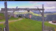 Archived webcam image showing Shuttleberg: Top Station Powder Shuttle on 14 Jun 2026 at 08:13