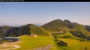 Archived webcam image showing Shuttleberg: Top Station Powder Shuttle on 3 Aug 2026 at 08:40