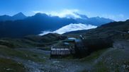 Archiviertes Webcam Bild: Santa Caterina Valfurva: Panoramablick Skigebiet am 27.08.2026 um 00:08 Uhr